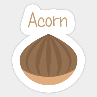 Eclectic Warrior Acorn Sticker